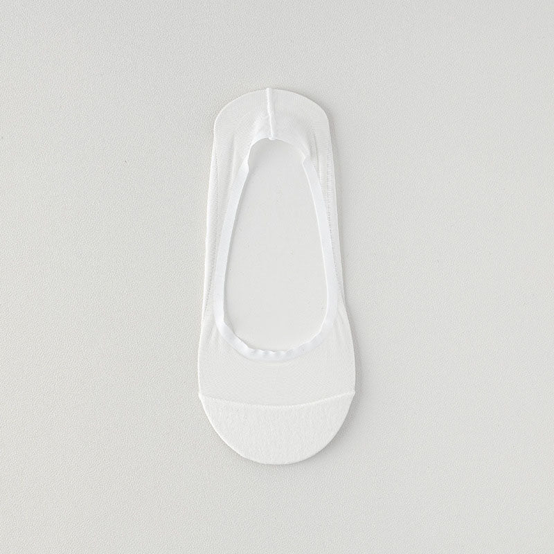 Chaussettes invisibles en maille de soie glacée (4 paires) - Blanc - EU36-38 (US3-5) - image 15