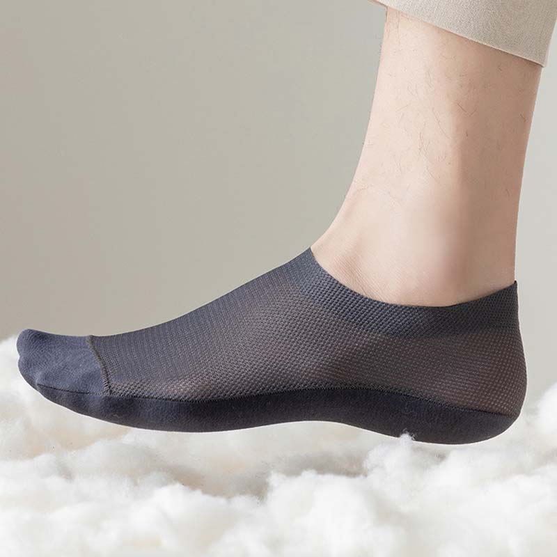 Chaussettes respirantes en soie glacée grande taille (3 paires)