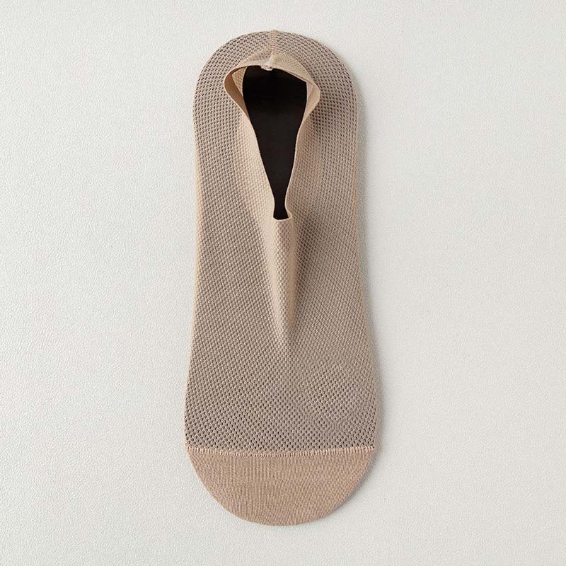 Chaussettes respirantes en soie glacée grande taille (3 paires)