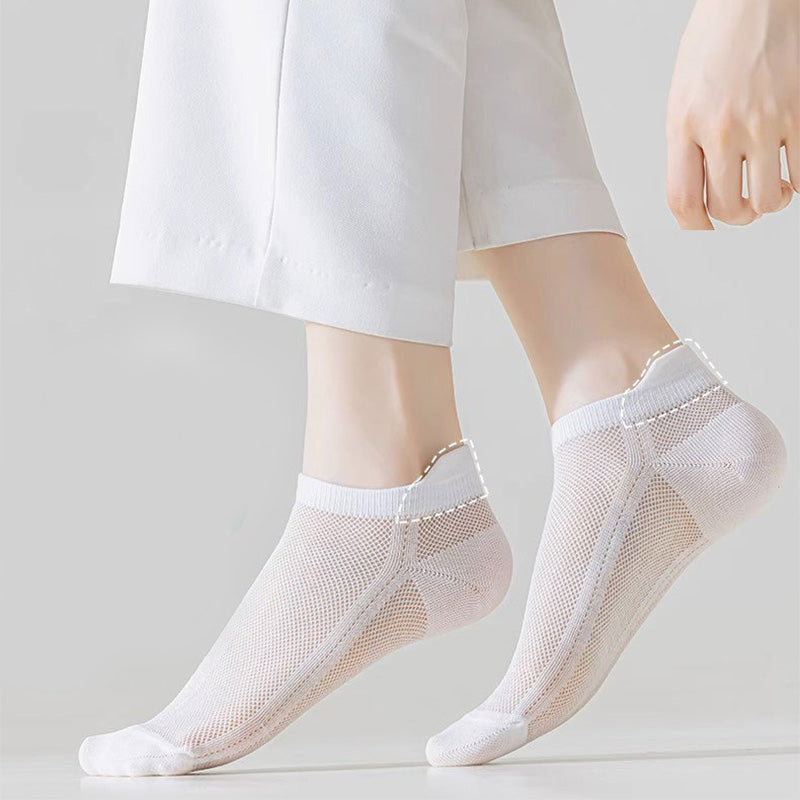 Chaussettes hautes respirantes en maille (7 paires)