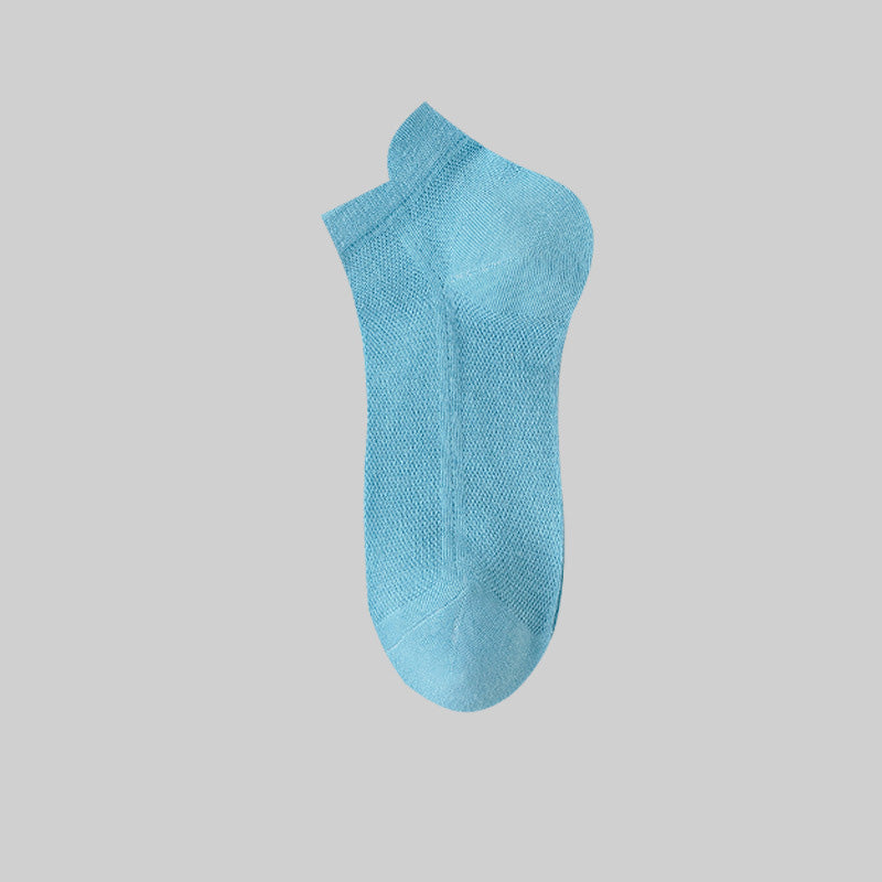 Chaussettes hautes respirantes en maille intégrale Plusock (7 paires) - Bleu - EU36-39 (US3-6) - image 17