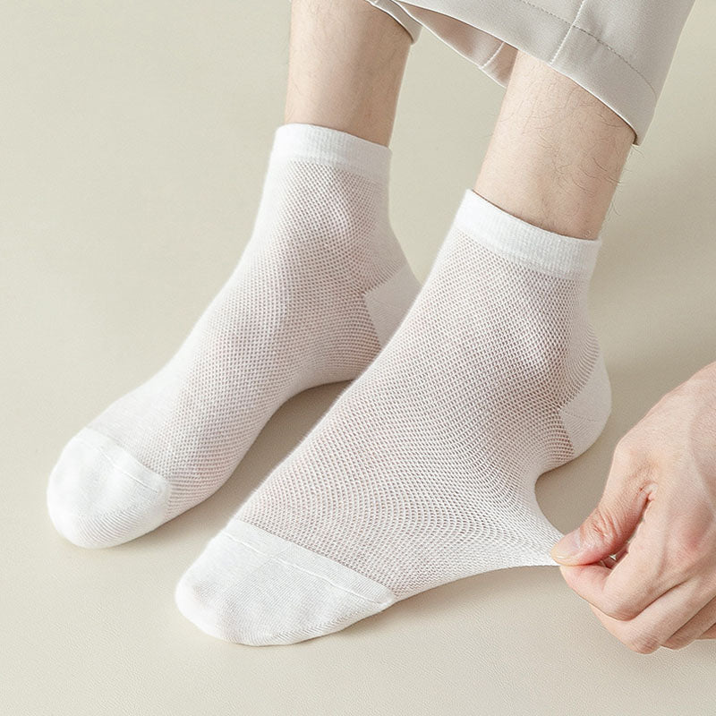 Chaussettes de sport respirantes en maille grande taille (7 paires)