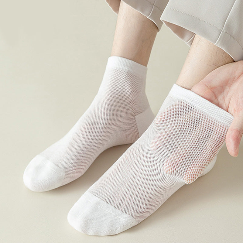 Chaussettes de sport respirantes en maille grande taille (7 paires)