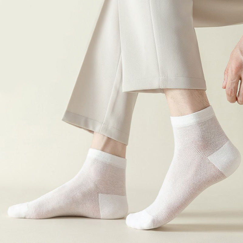 Chaussettes de sport respirantes en maille grande taille (7 paires)