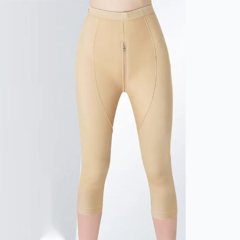 Pantalon de compression post-opératoire à fermeture éclair