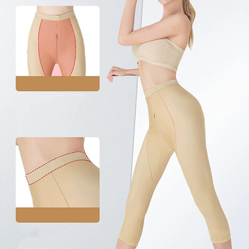 Pantalon de compression post-opératoire à fermeture éclair