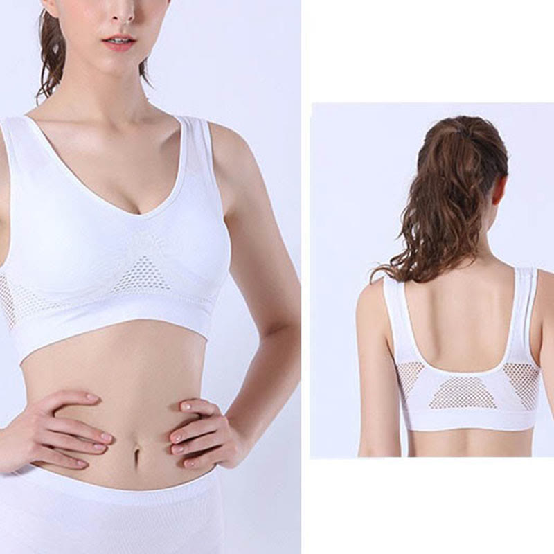 Soutiens-gorge de sport grande taille à découpes en maille (lot de 2)