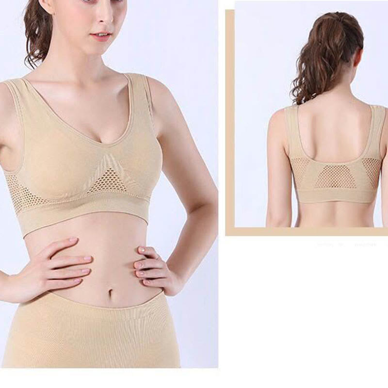 Soutiens-gorge de sport grande taille à découpes en maille (lot de 2)
