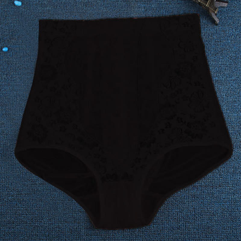 Culotte gainante en dentelle (lot de 2) - Noir - 5XL - image 5