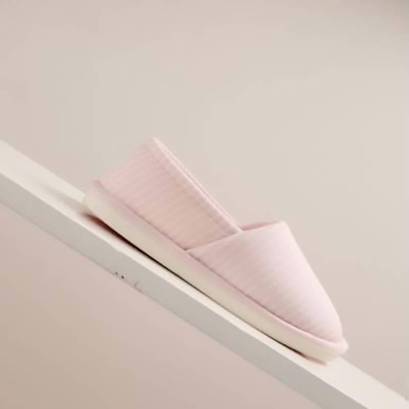 Chaussons-chaussettes à rayures grande taille