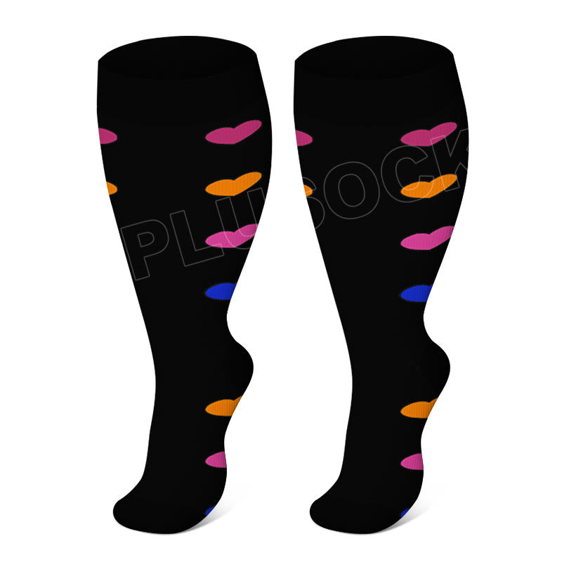 Chaussettes de compression grande taille pour électrocardiogramme (3 paires)