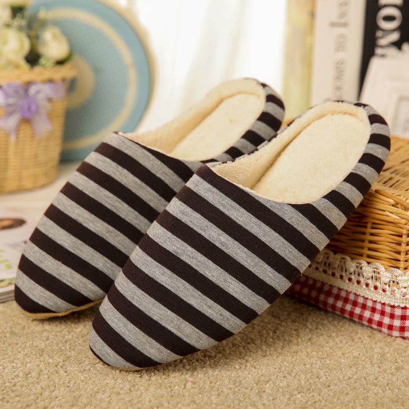 Chaussons à rayures colorblock grande taille (3 paires)