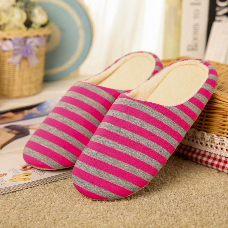 Chaussons à rayures colorblock grande taille (3 paires)