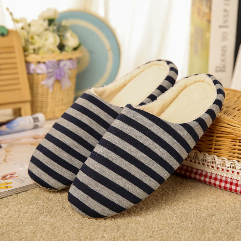 Chaussons à rayures colorblock grande taille (3 paires)