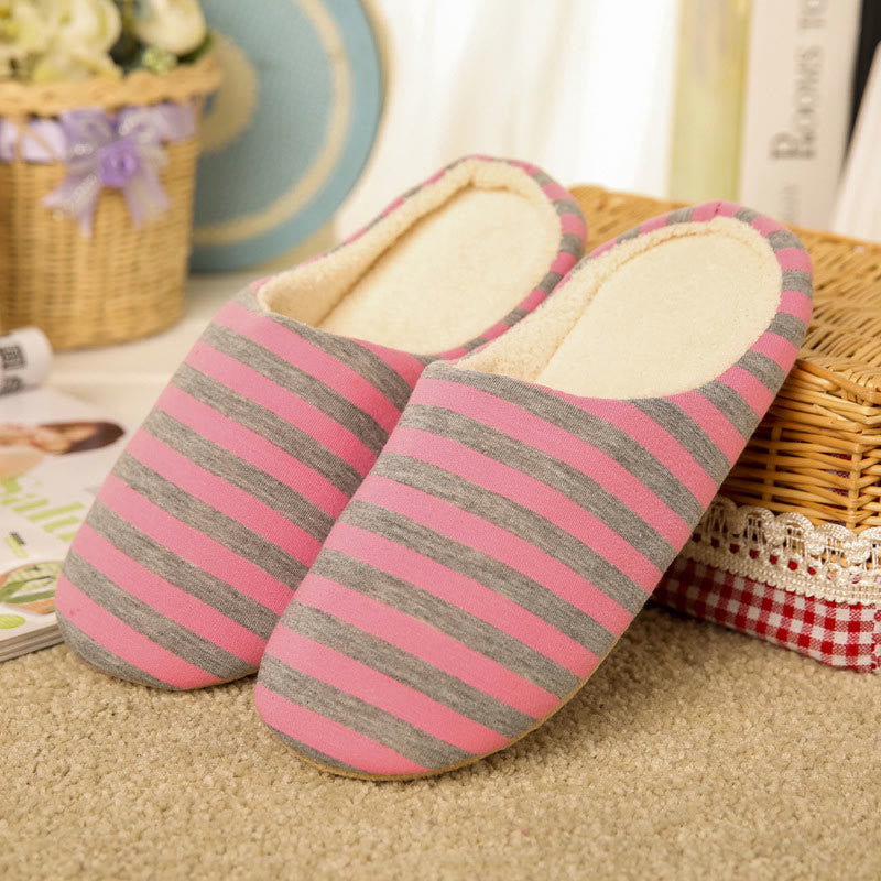 Chaussons à rayures colorblock grande taille (3 paires)