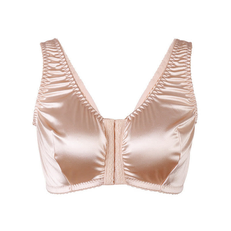 Soutiens-gorge sans armatures confortables à boucle avant grande taille