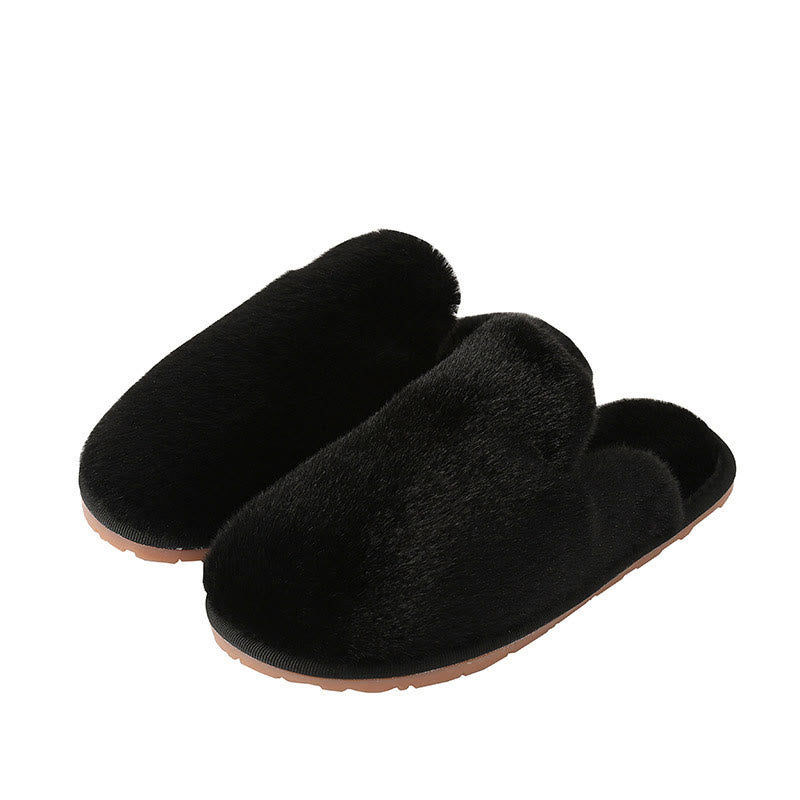 Chaussons pelucheux grande taille