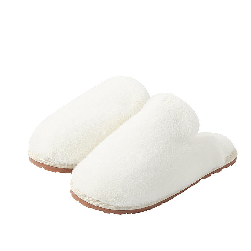 Chaussons pelucheux grande taille