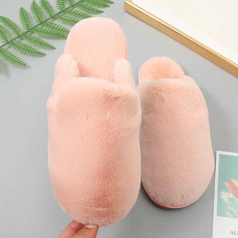 Chaussons pelucheux grande taille