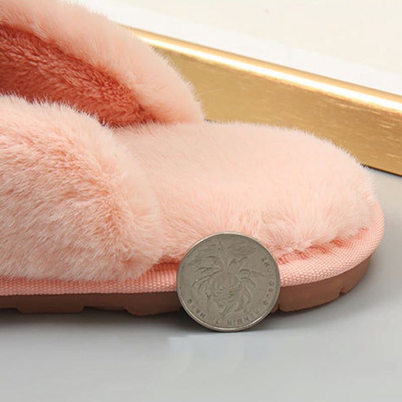 Chaussons pelucheux grande taille