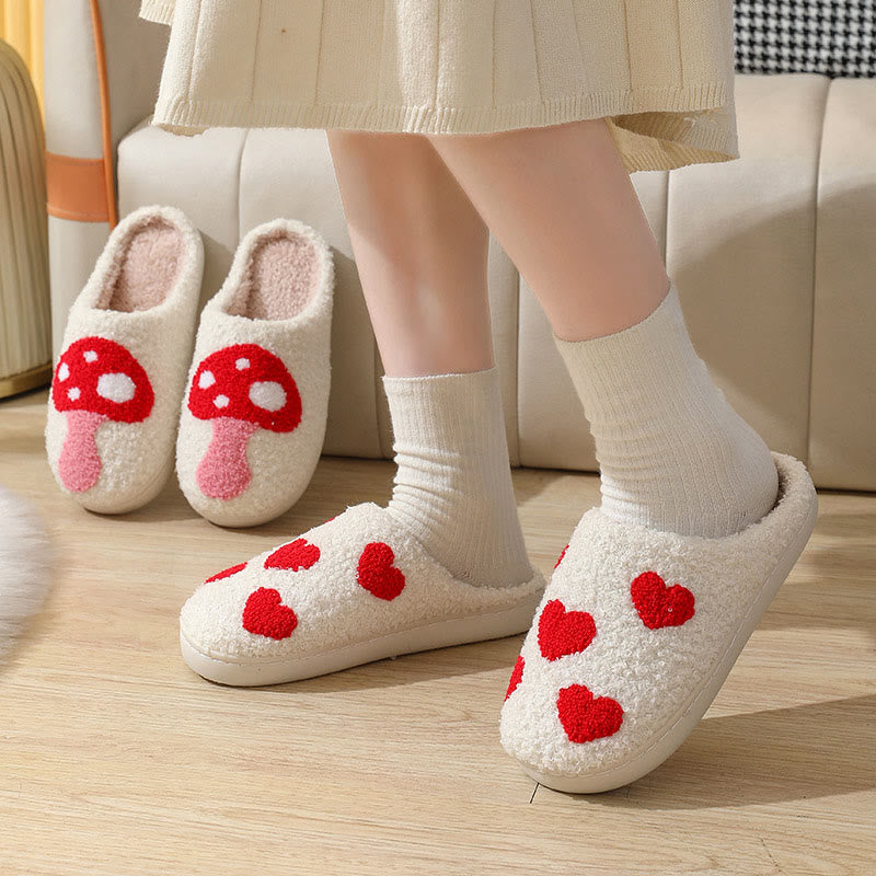 Chaussons champignons arc-en-ciel grande taille - image 4