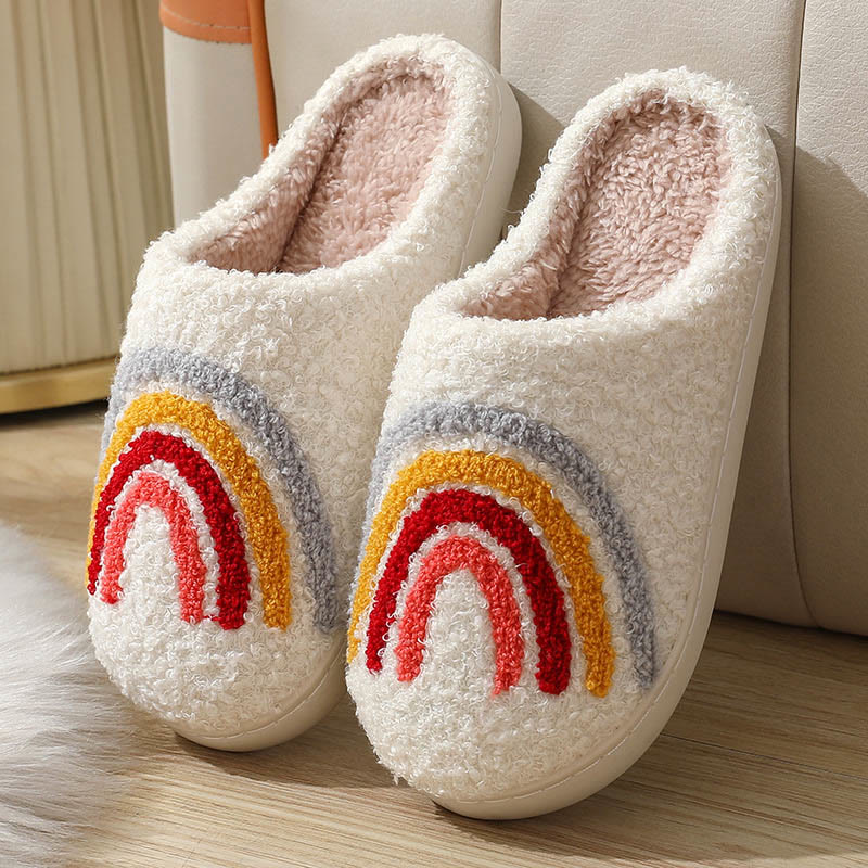Chaussons champignons arc-en-ciel grande taille - Arc-en-ciel - EU42-43 (US8.5-9) - image 11
