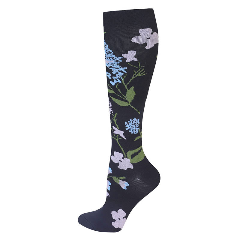 Chaussettes de compression à motif floral (3 paires) - image 5