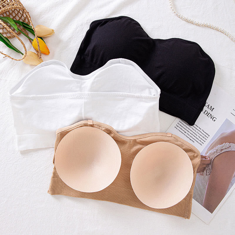 Soutiens-gorge sans bretelles grande taille confortables sans armatures (lot de 2)