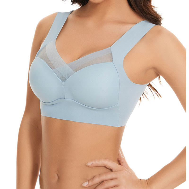 Soutiens-gorge de sport grande taille sans coutures en dentelle (lot de 2)