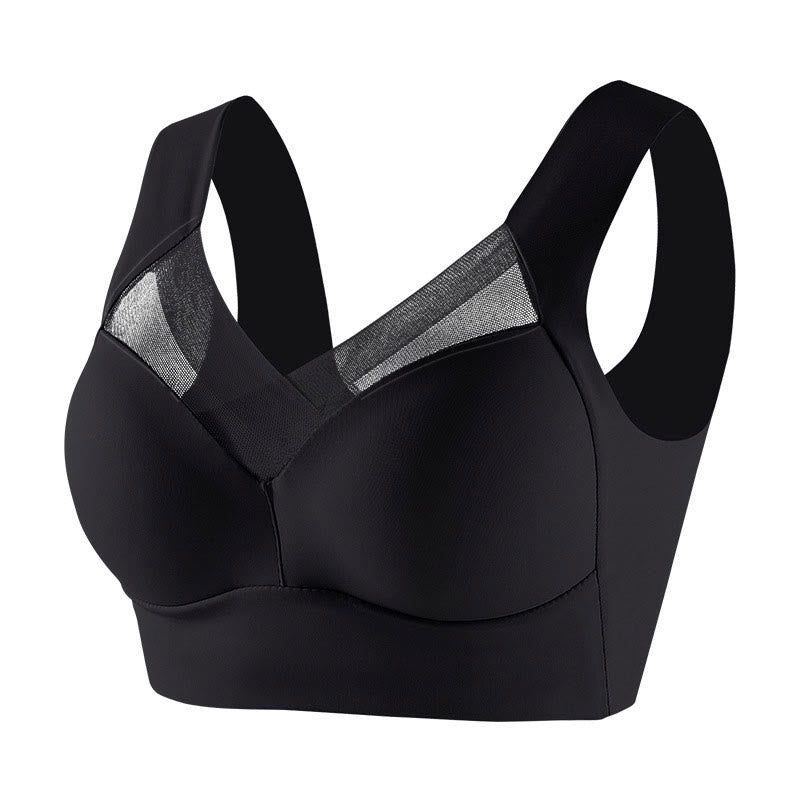 Soutiens-gorge de sport grande taille sans coutures en dentelle (lot de 2)