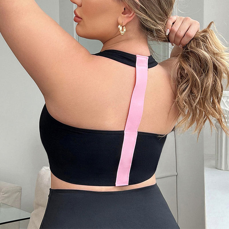 Soutiens-gorge de sport sans armatures grande taille