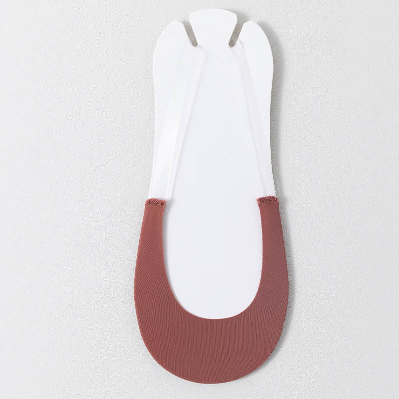 Chaussettes invisibles grande taille avec jarretelles (8 paires)