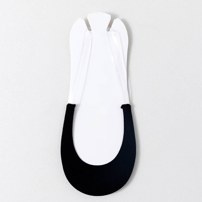 Chaussettes invisibles grande taille avec jarretelles (8 paires)