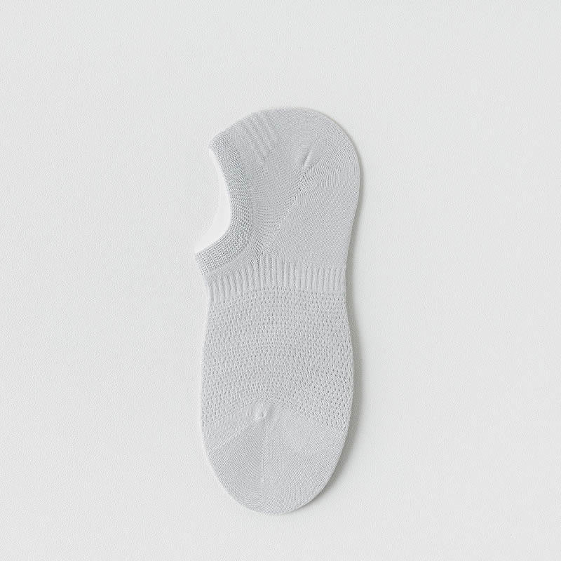 Chaussettes d'été invisibles en maille grande taille (5 paires)