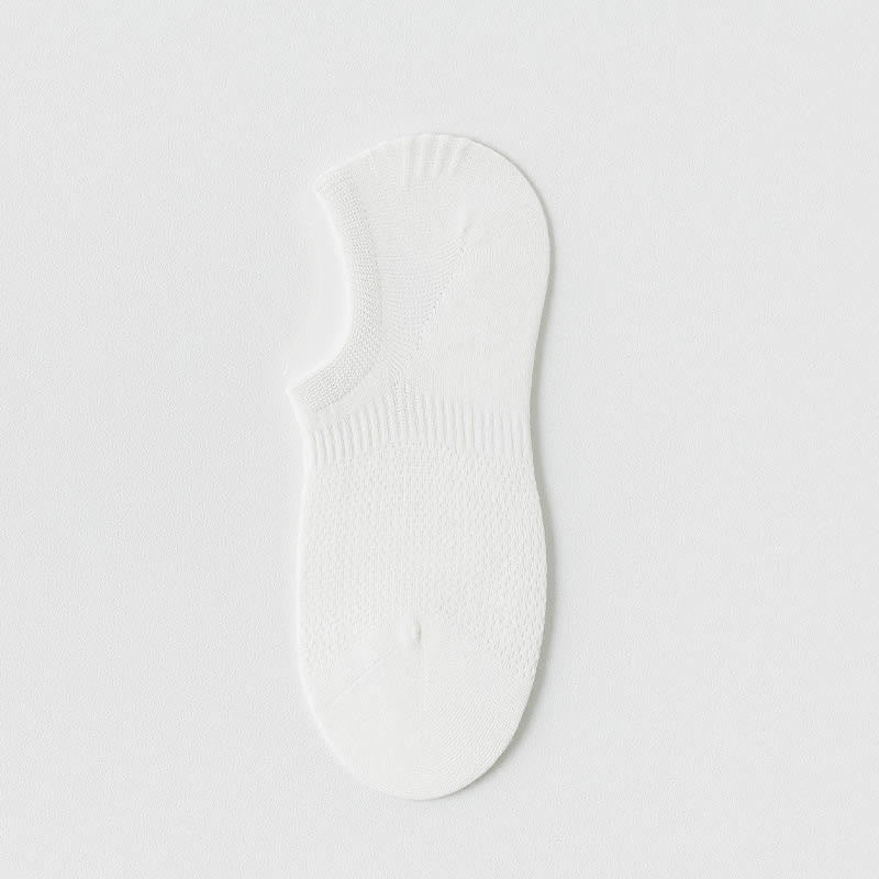 Chaussettes d'été invisibles en maille grande taille (5 paires)