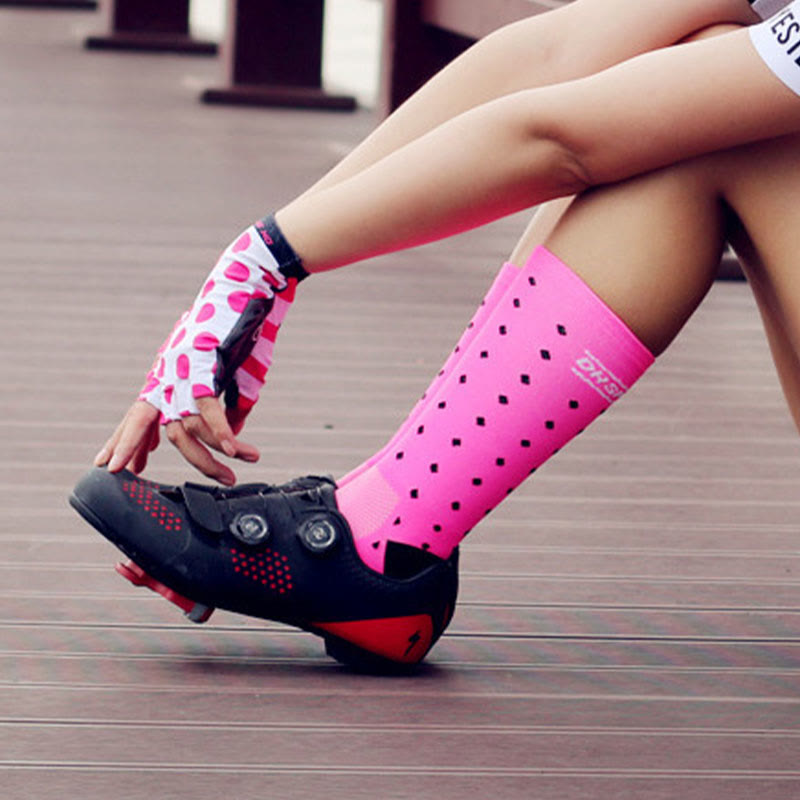 Chaussettes de compression à pois grande taille (5 paires)