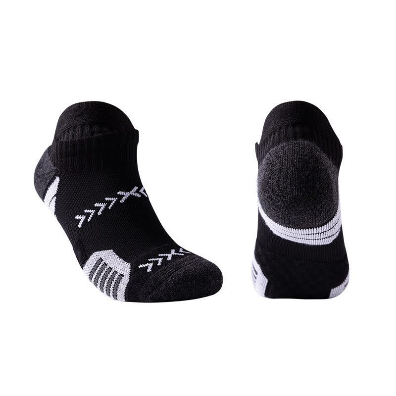 Chaussettes de compression épaisses grande taille (5 paires) - Noir - EU38-44 (US5-10) - image 5
