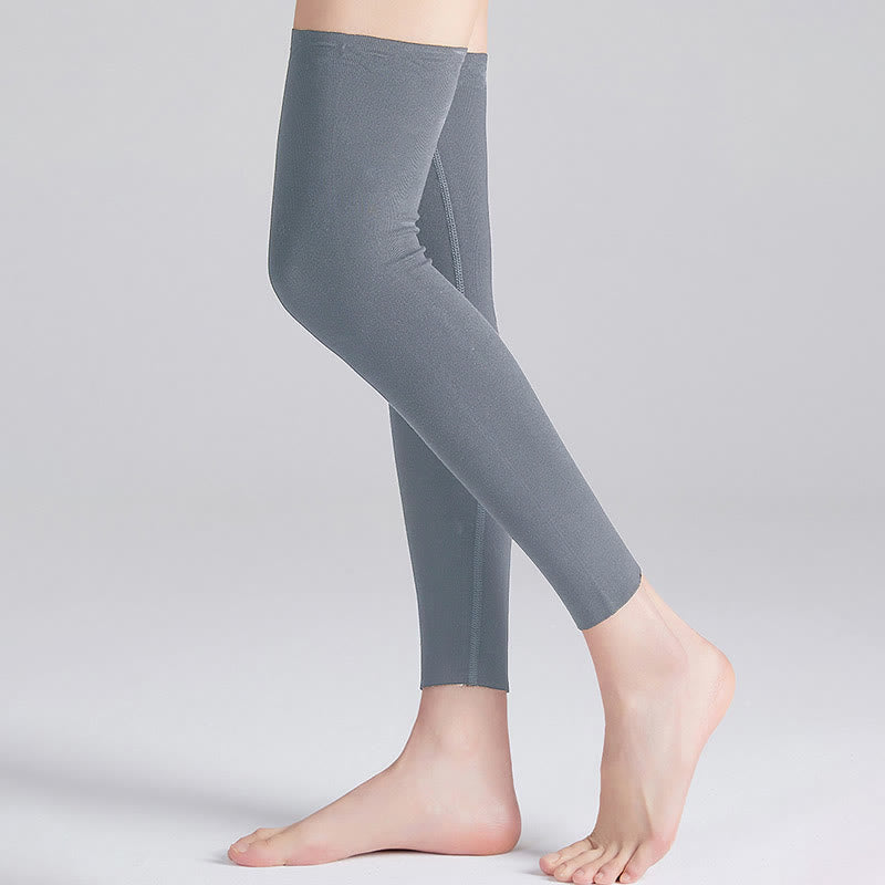 Manchons de compression respirants en modal de couleur unie pour cuisses