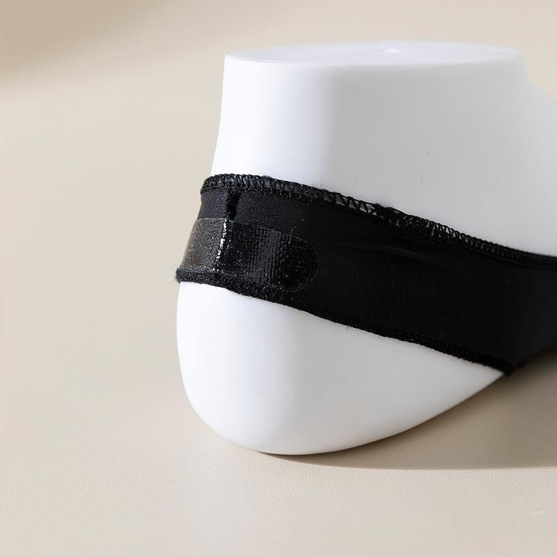 Chaussettes rembourrées invisibles grande taille (8 paires)