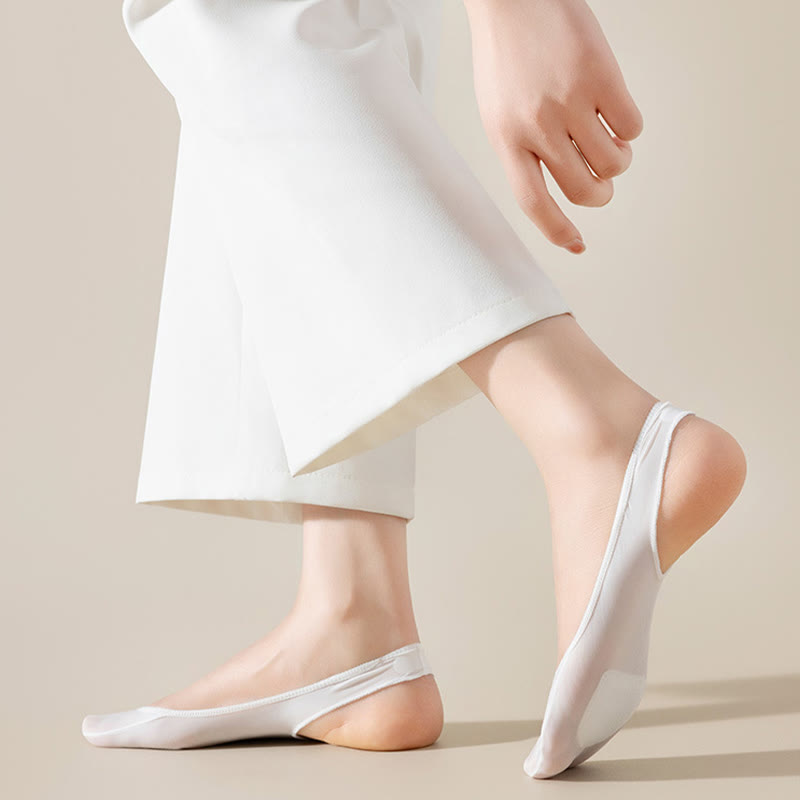 Chaussettes rembourrées invisibles grande taille (8 paires)