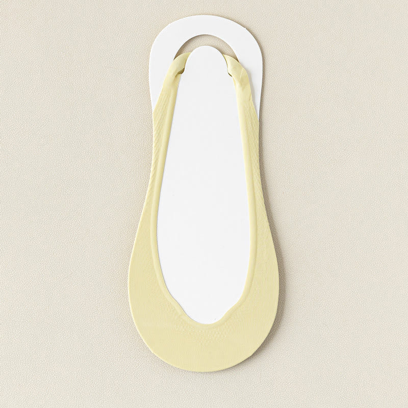 Chaussettes d'été rembourrées et invisibles grande taille (6 paires)