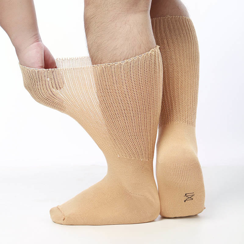 Chaussettes extra larges hautes pour diabétiques (2 paires)