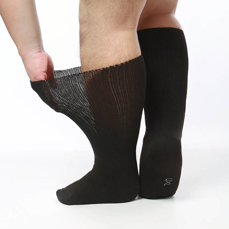 Chaussettes extra larges hautes pour diabétiques (2 paires)