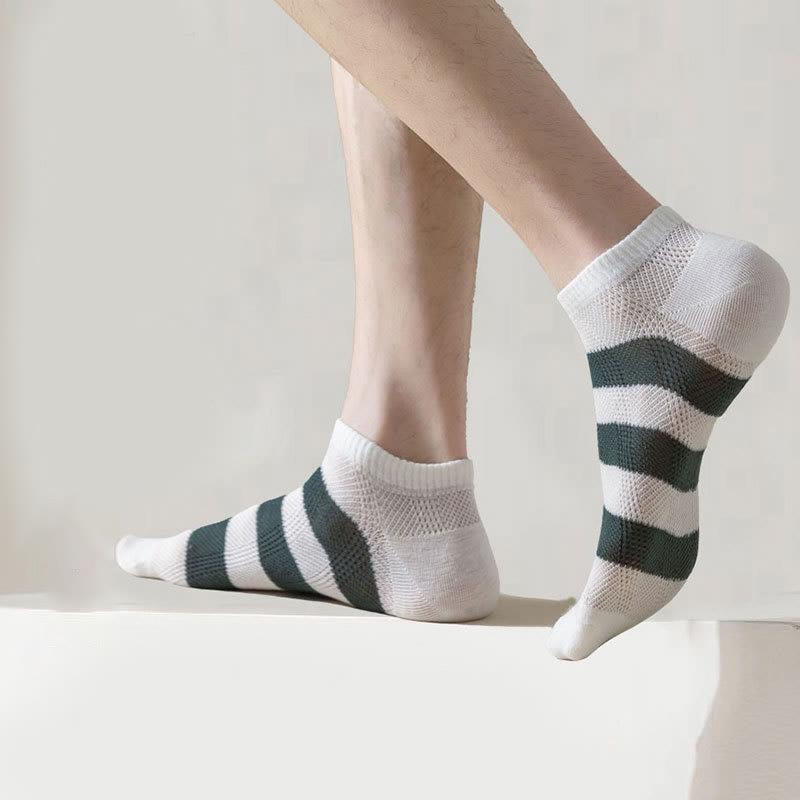 Chaussettes à rayures larges grande taille (10 paires)