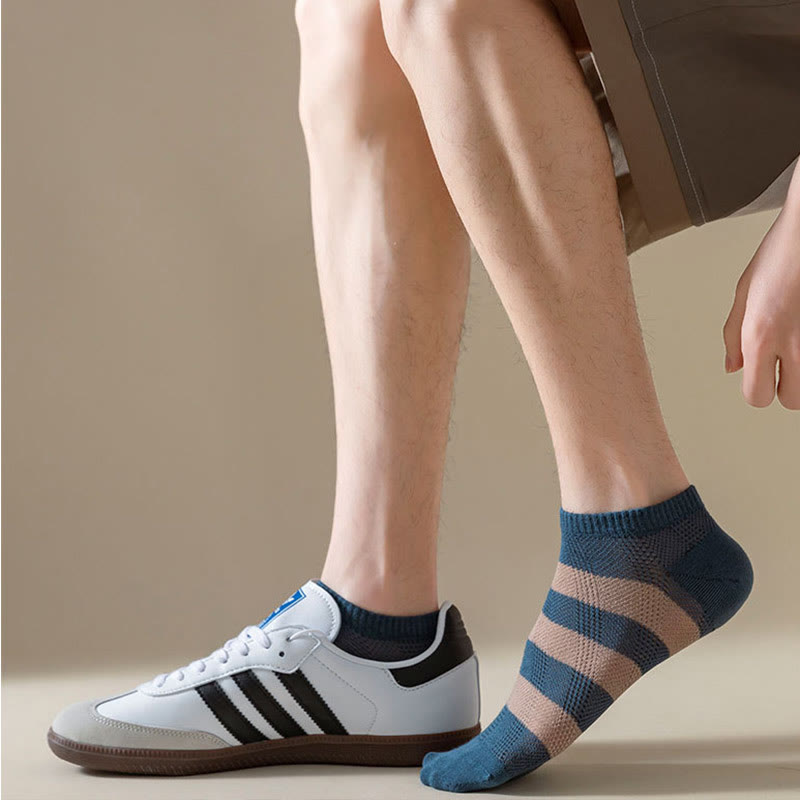 Chaussettes à rayures larges grande taille (10 paires)