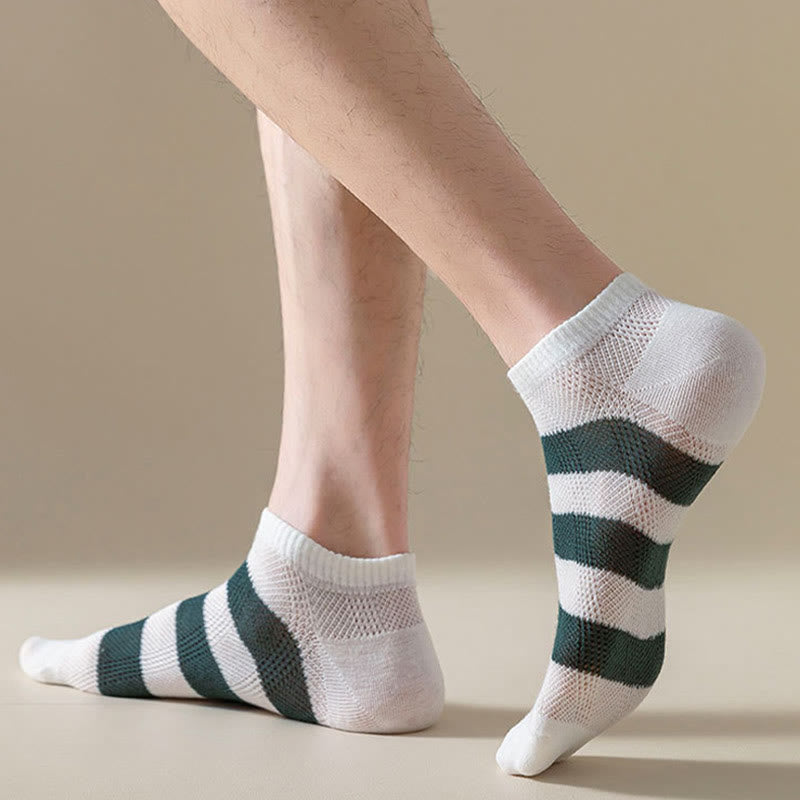 Chaussettes à rayures larges grande taille (10 paires)
