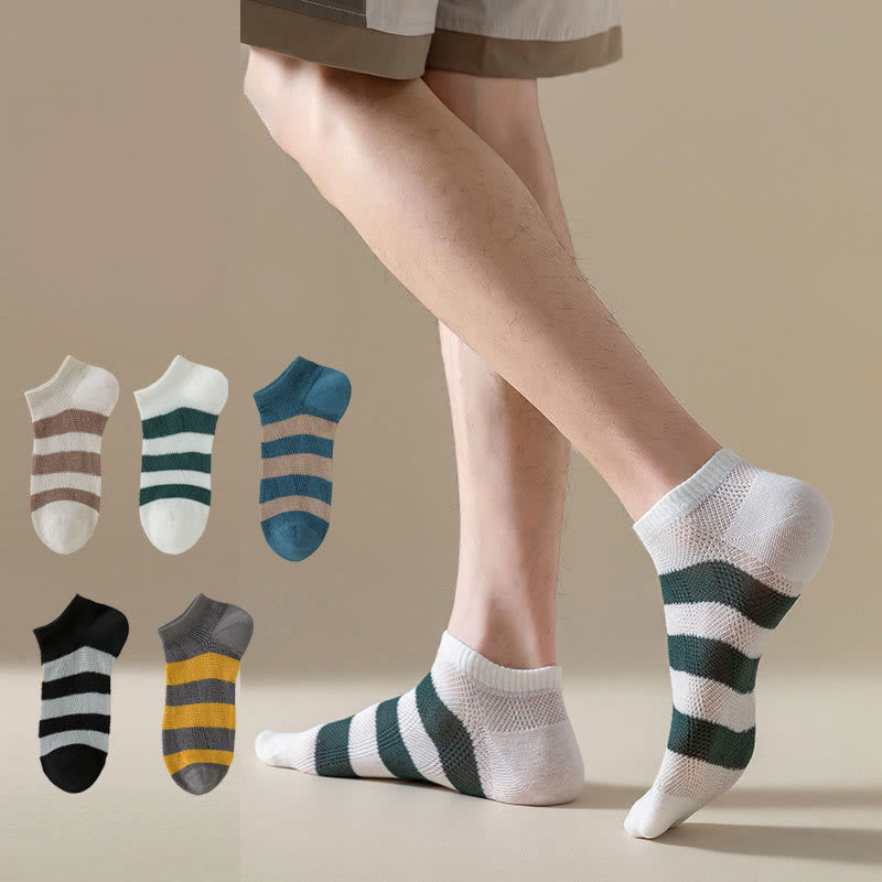 Chaussettes à rayures larges grande taille (10 paires)