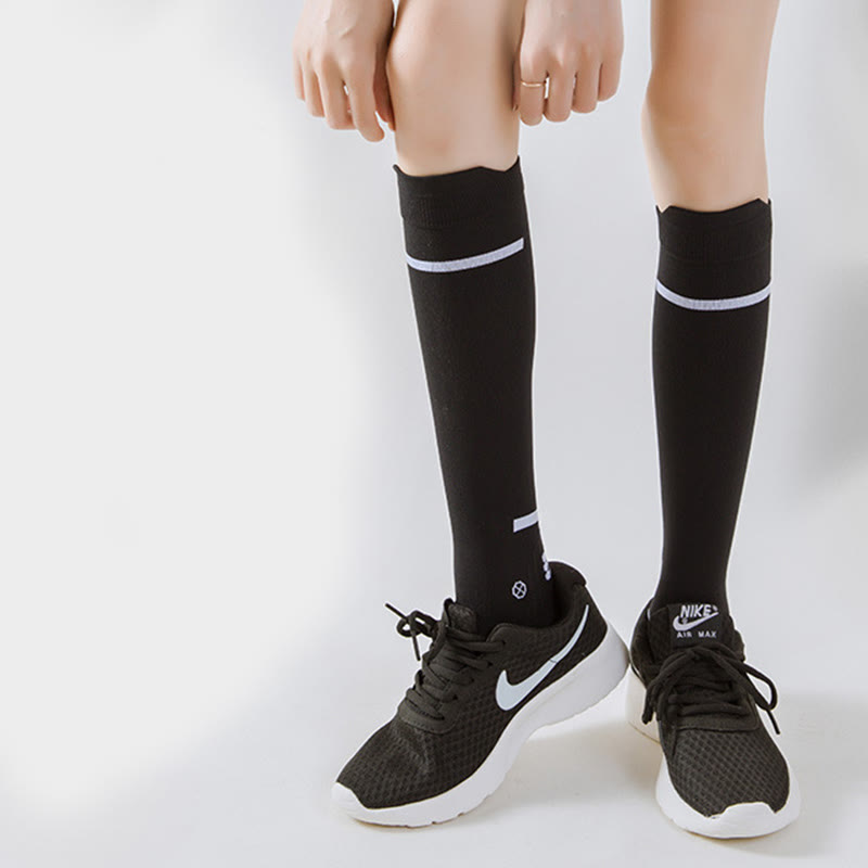 Chaussettes de compression à séchage rapide grande taille (4 paires)