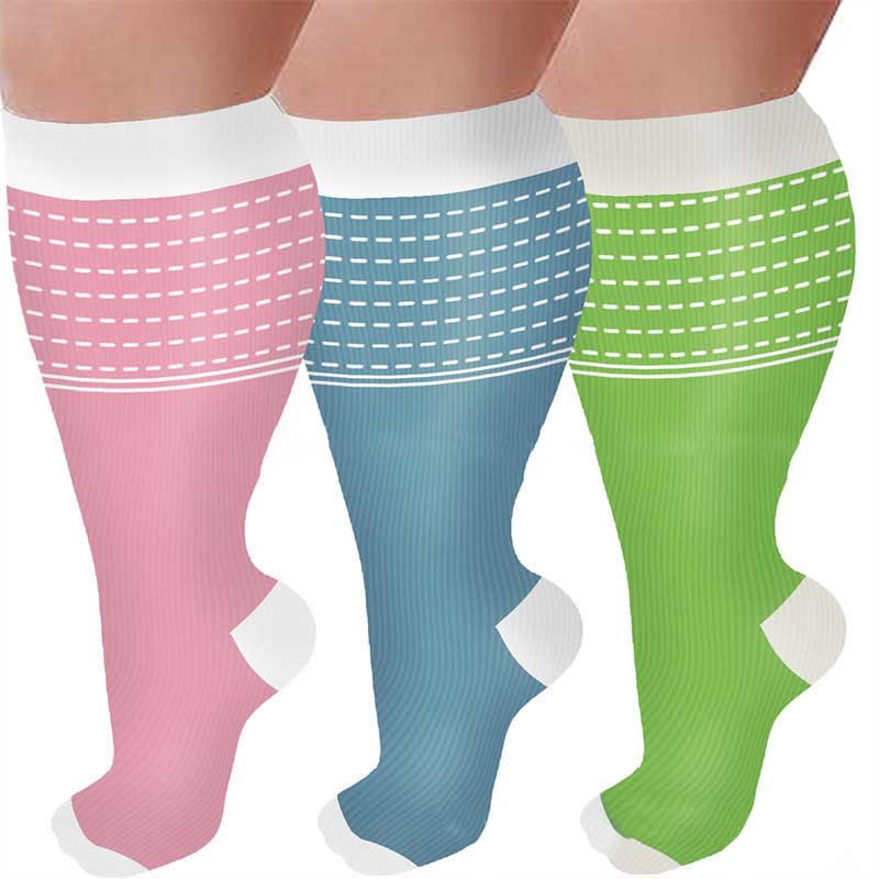 Chaussettes de compression grande taille (3 paires)