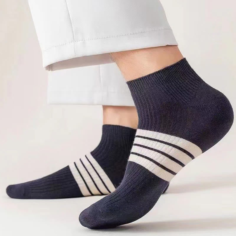 Chaussettes à rayures grande taille (10 paires)